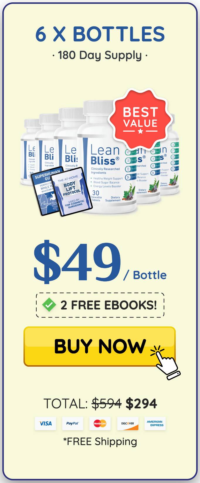 LeanBliss - 6 Bottles